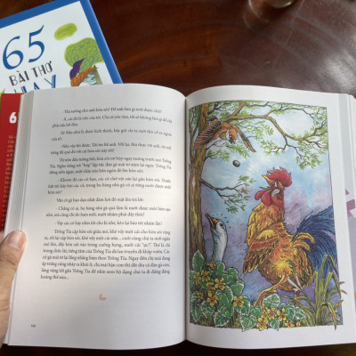 [combo 2 cuốn] 65 TRUYỆN NGẮN HAY dành cho thiếu nhi – 65 BÀI THƠ HAY dành cho thiếu nhi – Trần Đức Tiến và Cao Xuân Sơn tuyển chọn - bìa cứng minh họa màu rực rỡ – ấn bản kỷ niệm 65 năm thành lập NXB Kim Đồng .