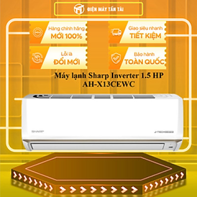 Máy lạnh Sharp Inverter 1.5 HP AH-X13CEWC - HÀNG CHÍNH HÃNG