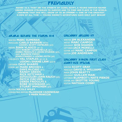 Ororo: Before The Storm