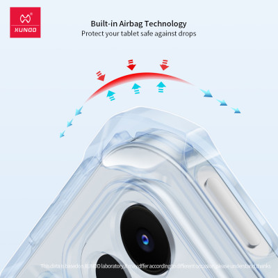 Ốp lưng dành cho iPad Mini 4 Mini 5 hiệu XUNDD có chân dựng, lưng trong viền màu chống ố, chống sốc, bảo vệ camera cao cấp - Hàng chính hãng