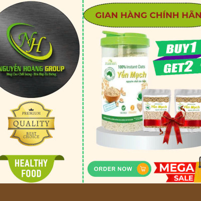 Combo :5 Hộp Yến Mạch nguyên chất 100% Úc 800g Xuân An( Tặng YM 350g)