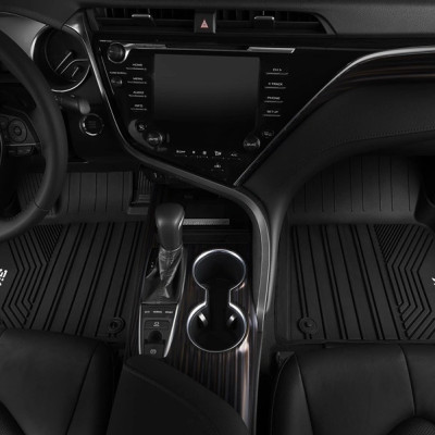Thảm lót sàn xe ô tô TOYOTA COROLLA ALTIS 2013-2018 Nhãn hiệu Macsim 3W chất liệu nhựa TPE đúc khuôn cao cấp - màu đen