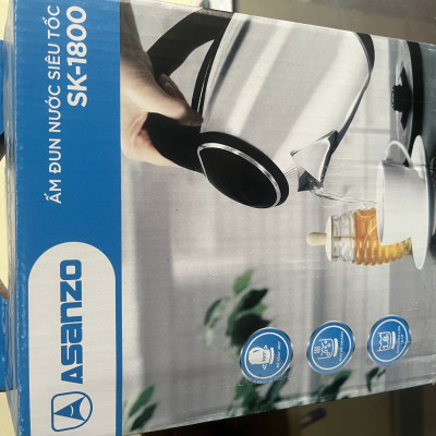 Ấm đun nước siêu tốc Asanzo SK1800-hàng chính hãng