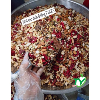 Bột ngũ cốc dinh dưỡng đặc biệt với nhiều loại hạt cao cấp FTAKY hộp 500g