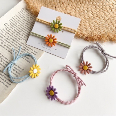 [Quà tặng] Dây cột tóc ngẫu nhiên hình nơ, hình hoa cúc JoyMall dễ thương đáng yêu nhiều màu