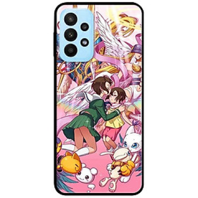 Ốp lưng dành cho Samsung A13 5G - Samsung A33 5G - Anime Hai Cô Gái Và Pet