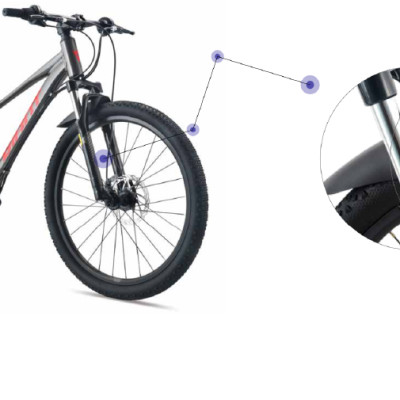 Xe đạp thể thao GIANT 2024 XTC 24 D 2 - Khung hợp kim nhôm, cỡ 24 phù hợp với chiều cao từ 1m35