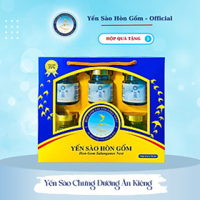 [Set QT 6 Hũ] Tổ Yến Chưng Đường Ăn Kiêng - Yến Sào Hòn Gốm Chính Hiệu Khánh Hoà - HGK NEST