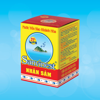 [Combo 20 lọ] Nước Yến sào Sanvinest Khánh Hòa Fucoidan Nhân sâm 70ml - S207