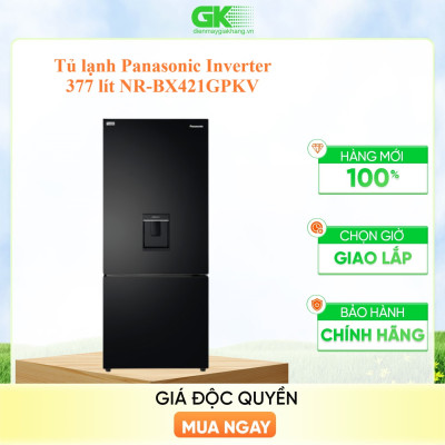 Tủ lạnh Panasonic Inverter 377 lít NR-BX421GPKV - hàng chính hãng - CHỈ GIAO HCM