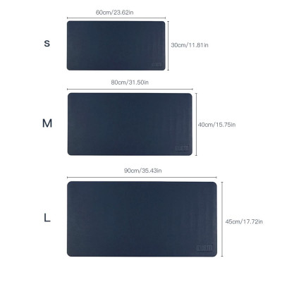 Tấm lót chuột BUBM bằng da PU chống thấm nước,chống thấm dầu cho văn phòng và gia đình 