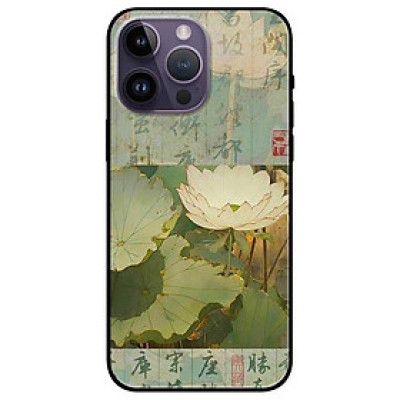 Ốp lưng dành cho Iphone 14 - 14 Plus - 14 Pro - 14 Pro Max - Sen Chữ Hoa - Hàng Chính Hãng