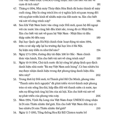 Hỏi Đáp Lịch Sử Việt Nam, Tập 10: Việt Nam - Hành Trình Xây Dựng Và Phát Triển (Từ 1975 Đến Nay)