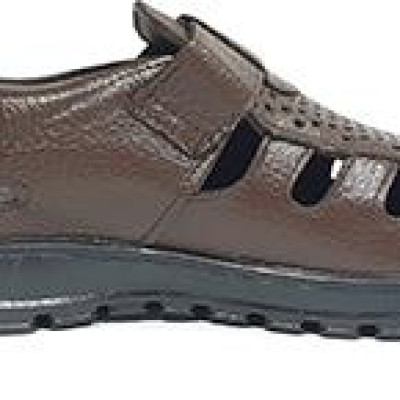 Giầy rọ nam nâu da bò_20888-9