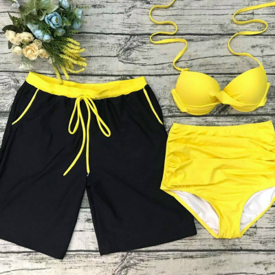 Set Đồ Bơi Nam Nữ Phối Màu