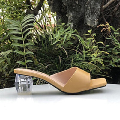 Guốc quai da đế trong trẻ trung năng động 21345