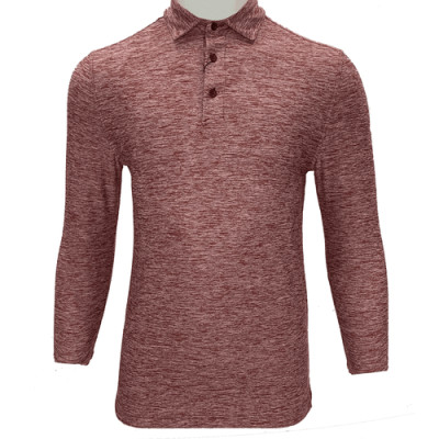 Áo thun nam dài tay xước màu hồng aligro ALGAPD023