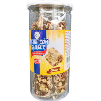 [Combo 2 Hũ] Thanh Gạo Lứt Ngũ Cốc Siêu Hạt Thơm Ngon SK FOOD - Mỗi Hũ 250g