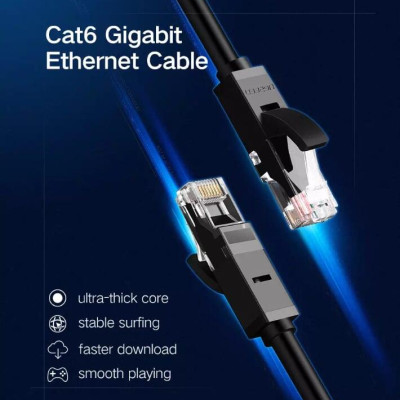 Ugreen UG20162NW102TK 5M màu Đen Cáp mạng LAN CAT6 UTP - HÀNG CHÍNH HÃNG