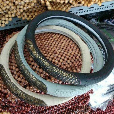 Bọc vô lăng ô tô da cá sấu cao cấp cực chất ảnh thật