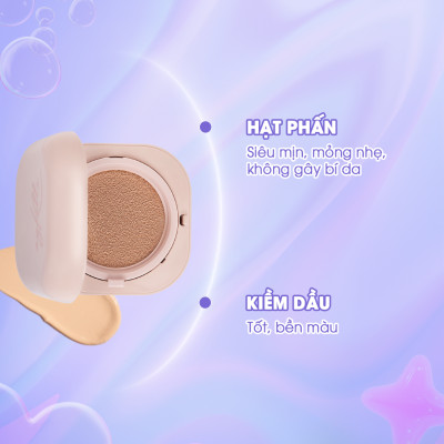 Phấn Nước myKella Che Phủ Khuyết Điểm, Dưỡng Da Mềm Mịn - PERFECTION CUSHION 15g