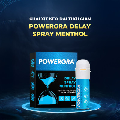 Chai xịt Mỹ Powergra Delay Spray Menthol - Chai 13ml