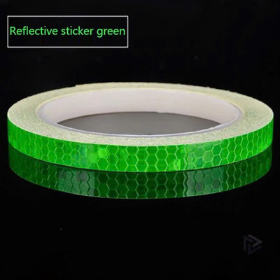 Băng Keo Phản Quang Dán Nhà Cửa, Trang Trí Oto, Xe Máy, Xe Đạp MÀU VÀNG 1cm x 8m