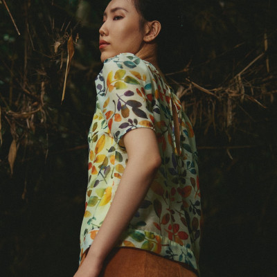 Áo Tay Phồng Diệp TOP230 thời trang thiết kế Hity