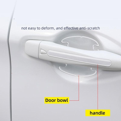 Set 4 Miếng Dán Silicone Chống Xước Hõm Tay Nắm Cửa ôtô, Bảo Vệ Hõm Cửa Tránh Chầy Xước, Tiện Dụng, Dễ Dán. TakyHome 9000