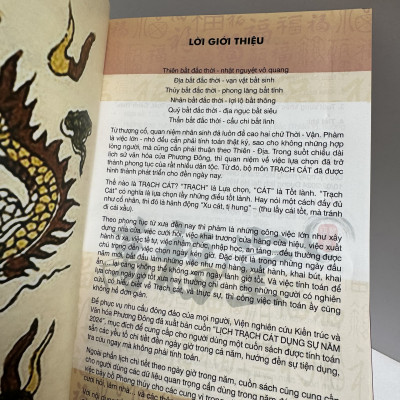 (In màu toàn bộ) LỊCH TRẠCH CÁT DỤNG SỰ 2024 – Nguyễn Trọng Tuệ – NXB Xây dựng