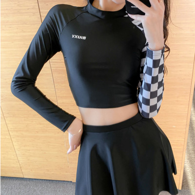 Bộ đồ bơi bikini nữ 2 mảnh dài tay chống nắng kín đáo đi tắm biển - B.34