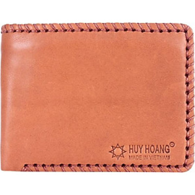 Ví Nam Đan Viền Huy Hoàng HT2134 (12.5 x 10 cm) - Da Bò
