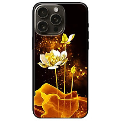 Ốp lưng dành cho Iphone 15 - Iphone 15 Plus - Iphone 15 Pro - Iphone 15 Pro Max - Sen Trắng Vàng 1 - Hàng Chính Hãng