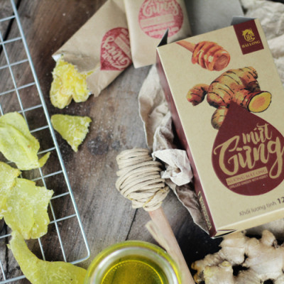 Combo 5 Hộp Mứt Gừng Nướng Mật Ong Hải Long (120g / Hộp)